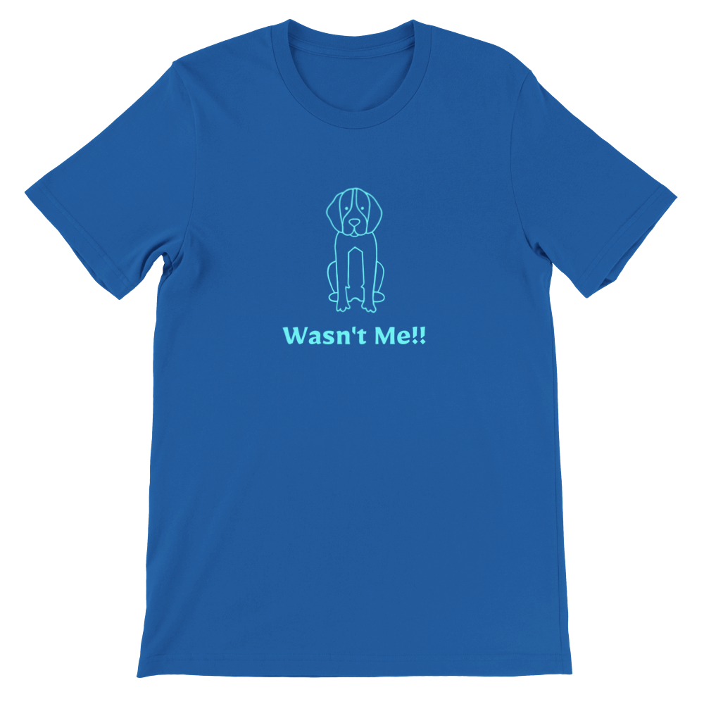 Wasn't Me!! Premium Unisex Crewneck T-shirt