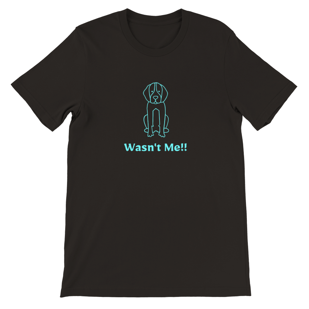 Wasn't Me!! Premium Unisex Crewneck T-shirt