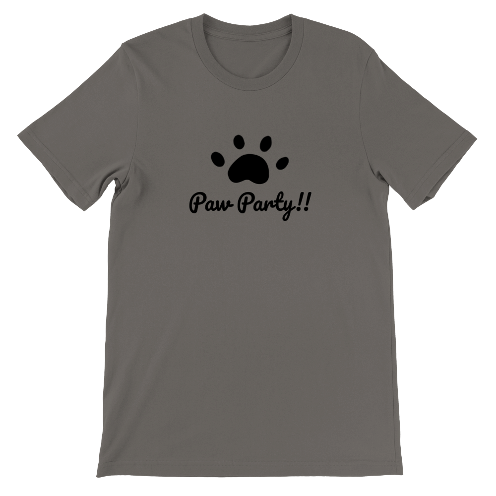 Paw Party!!! Premium Unisex Crewneck T-shirt
