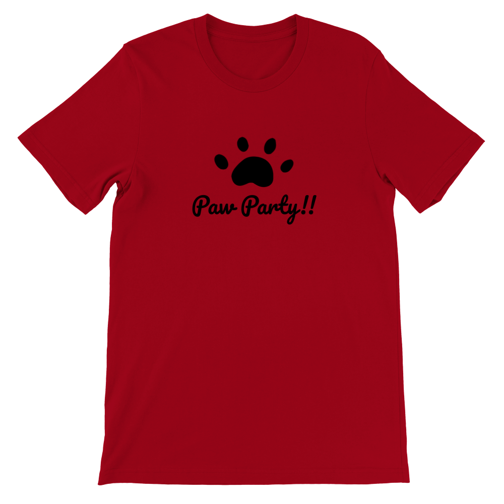 Paw Party!!! Premium Unisex Crewneck T-shirt