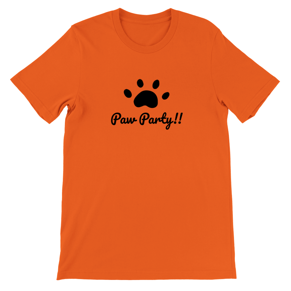 Paw Party!!! Premium Unisex Crewneck T-shirt