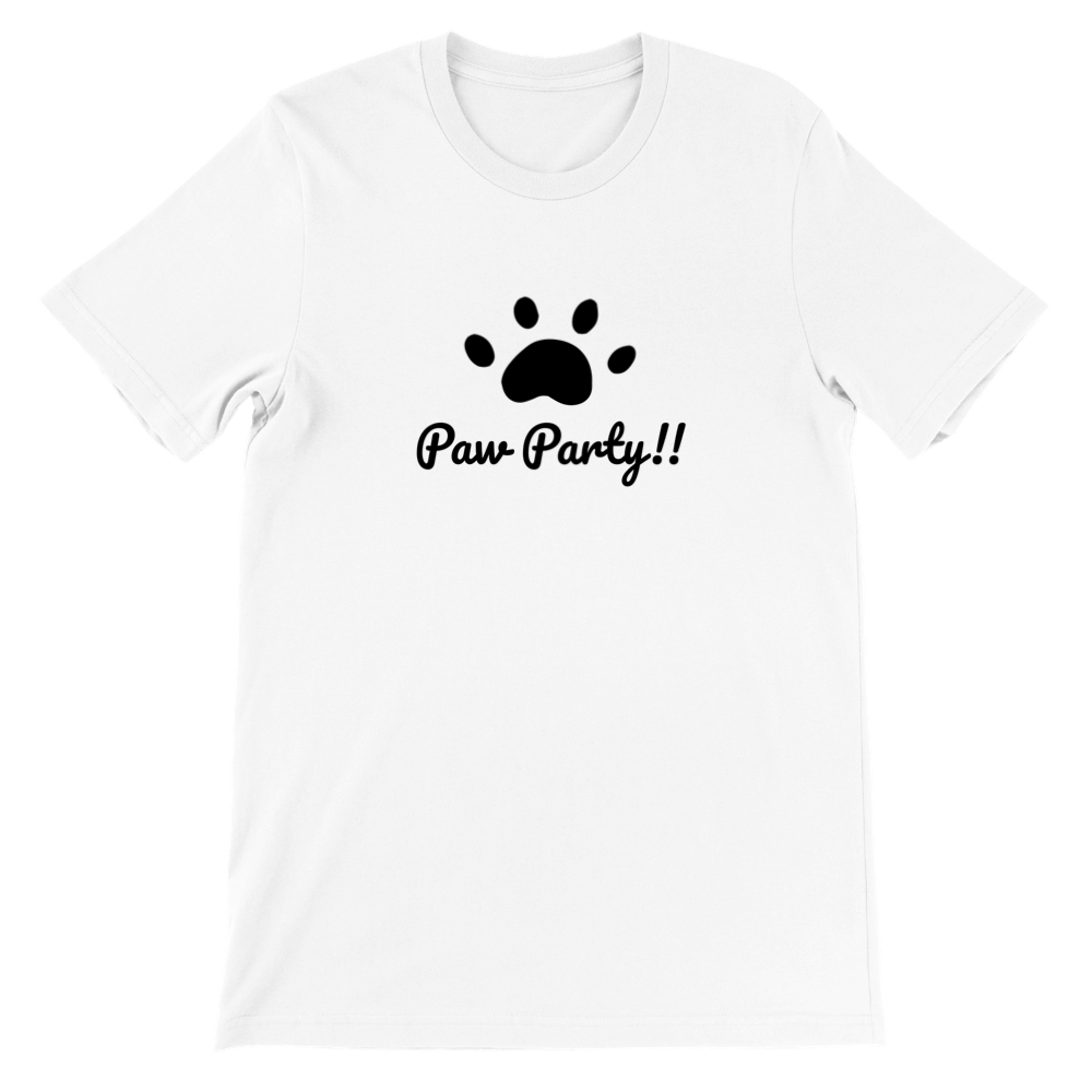 Paw Party!!! Premium Unisex Crewneck T-shirt