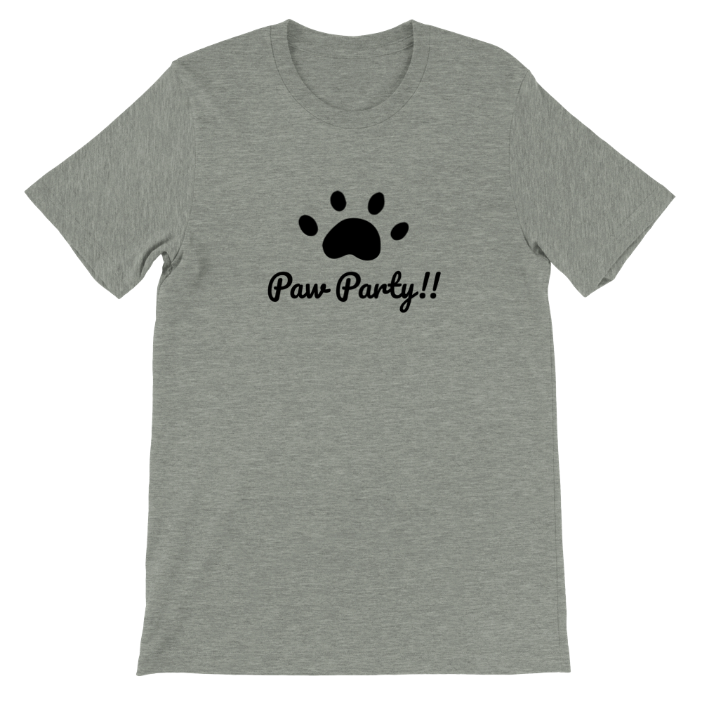 Paw Party!!! Premium Unisex Crewneck T-shirt