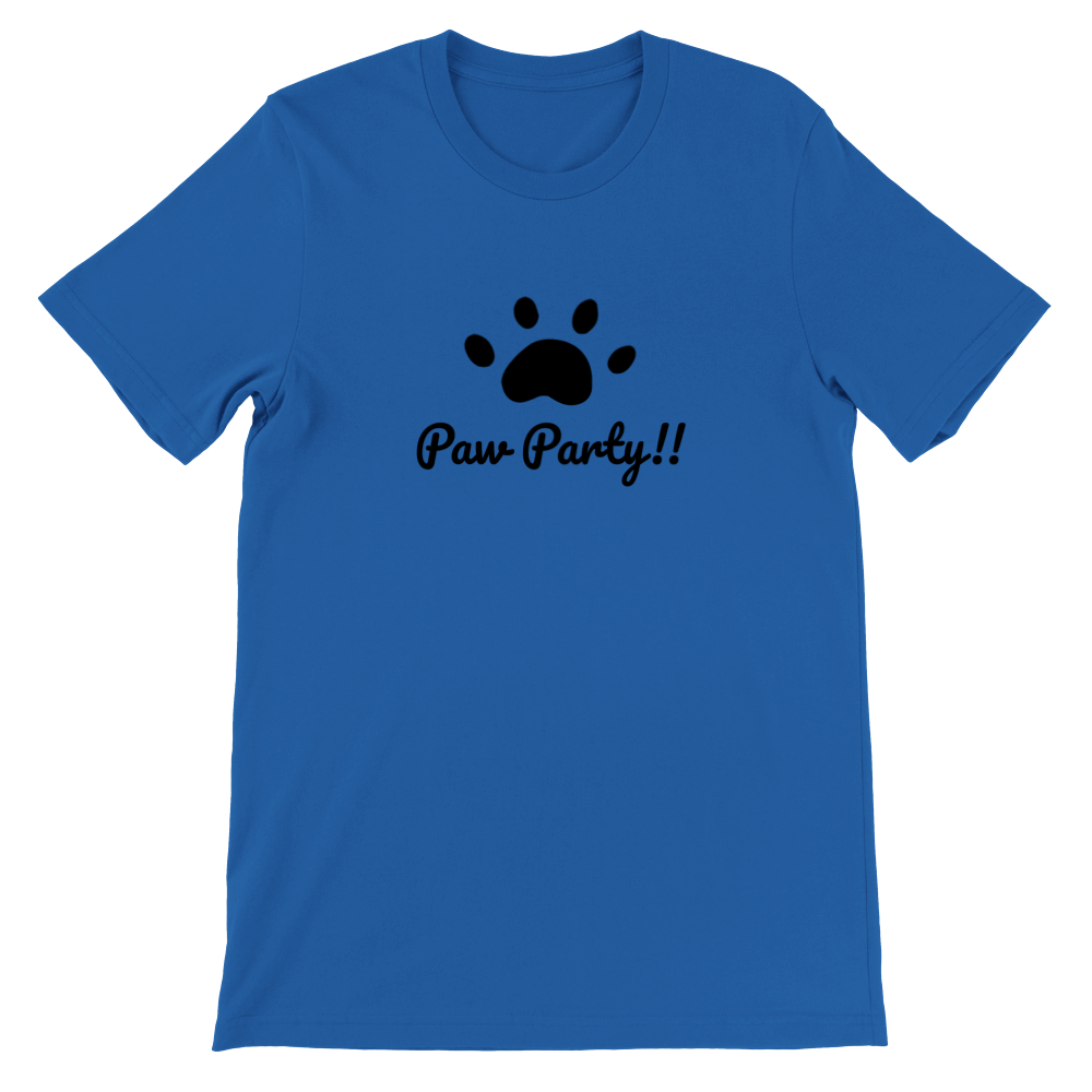 Paw Party!!! Premium Unisex Crewneck T-shirt