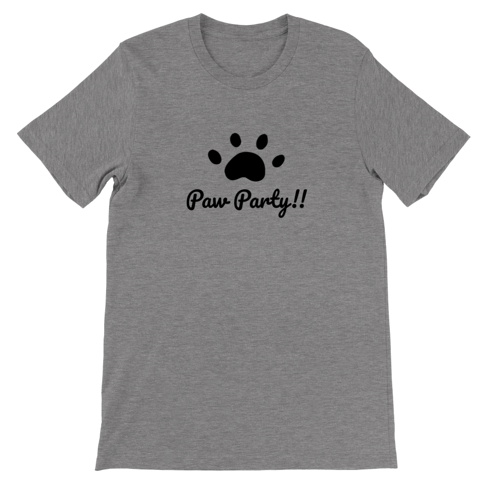 Paw Party!!! Premium Unisex Crewneck T-shirt