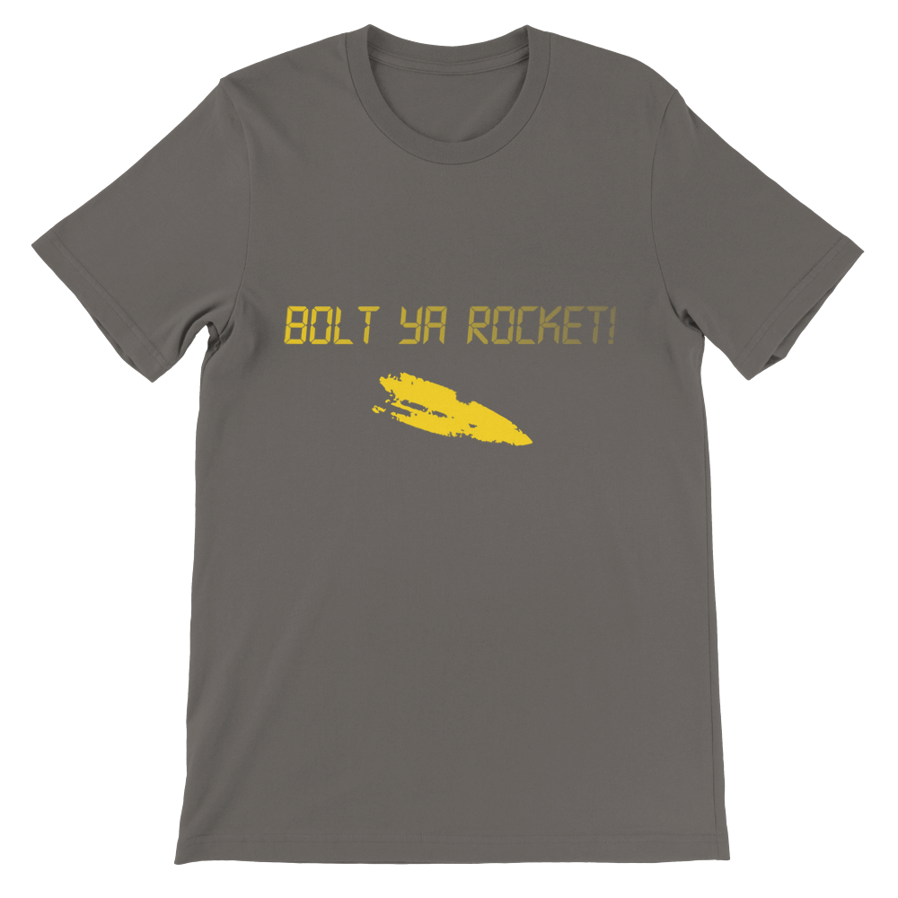 Premium Bolt Ya Rocket Unisex Crewneck T-shirt