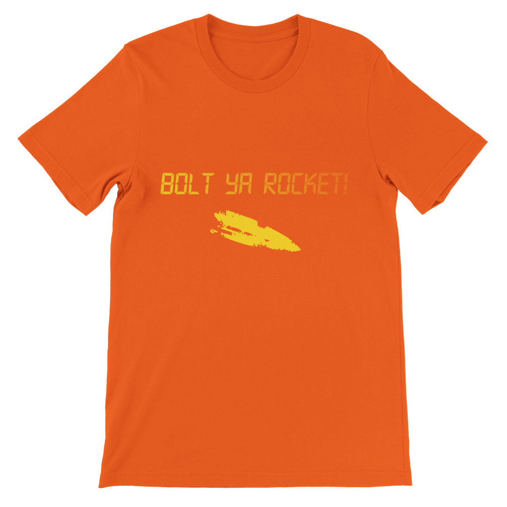 Premium Bolt Ya Rocket Unisex Crewneck T-shirt