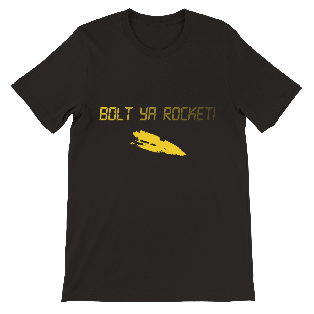 Premium Bolt Ya Rocket Unisex Crewneck T-shirt