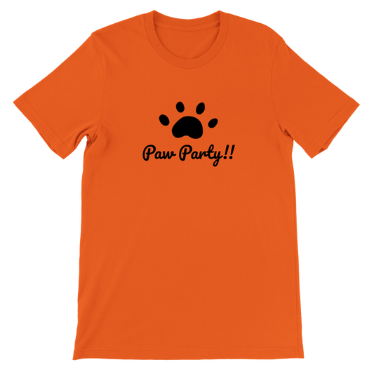Paw Party!!! Premium Unisex Crewneck T-shirt