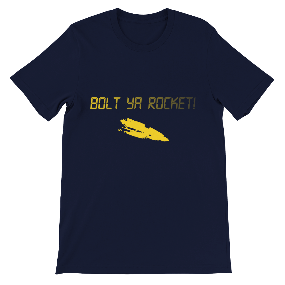 Premium Bolt Ya Rocket Unisex Crewneck T-shirt