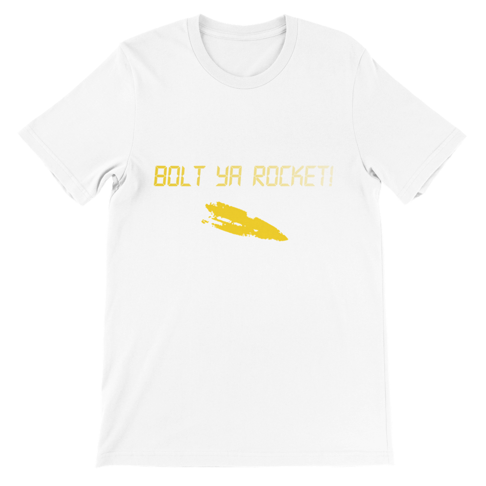 Premium Bolt Ya Rocket Unisex Crewneck T-shirt