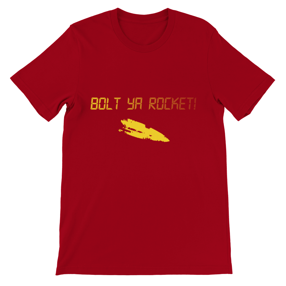 Premium Bolt Ya Rocket Unisex Crewneck T-shirt